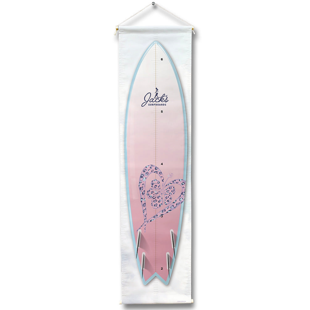 The Wall Stars x Jack's Surfboards Growth Chart - Cheetah Print