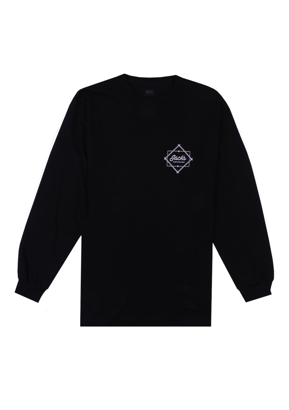 Jack's Surfboards Action Long Sleeve Tee - Black