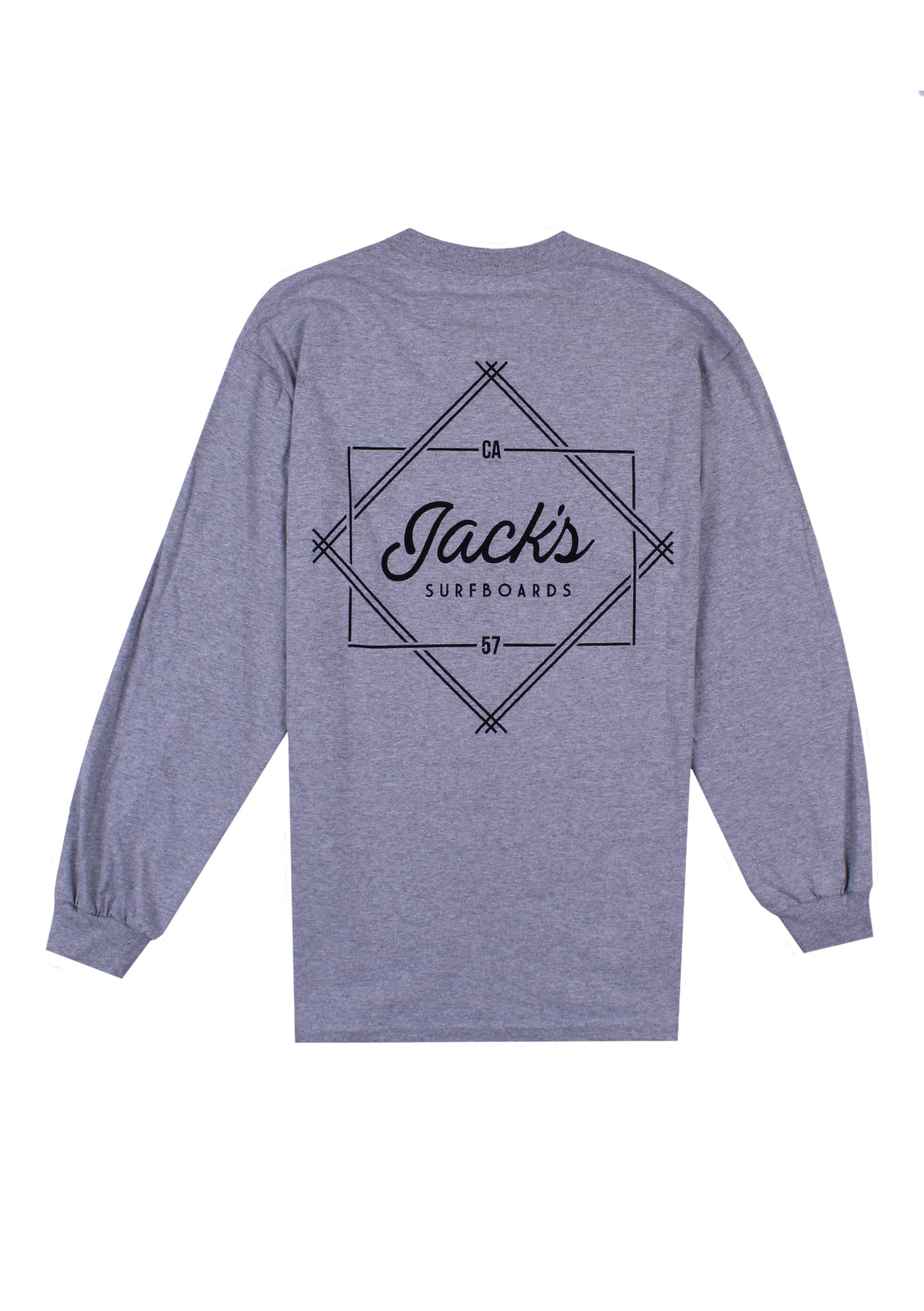 Jack's Surfboards Action Long Sleeve Tee - Athletic Heather