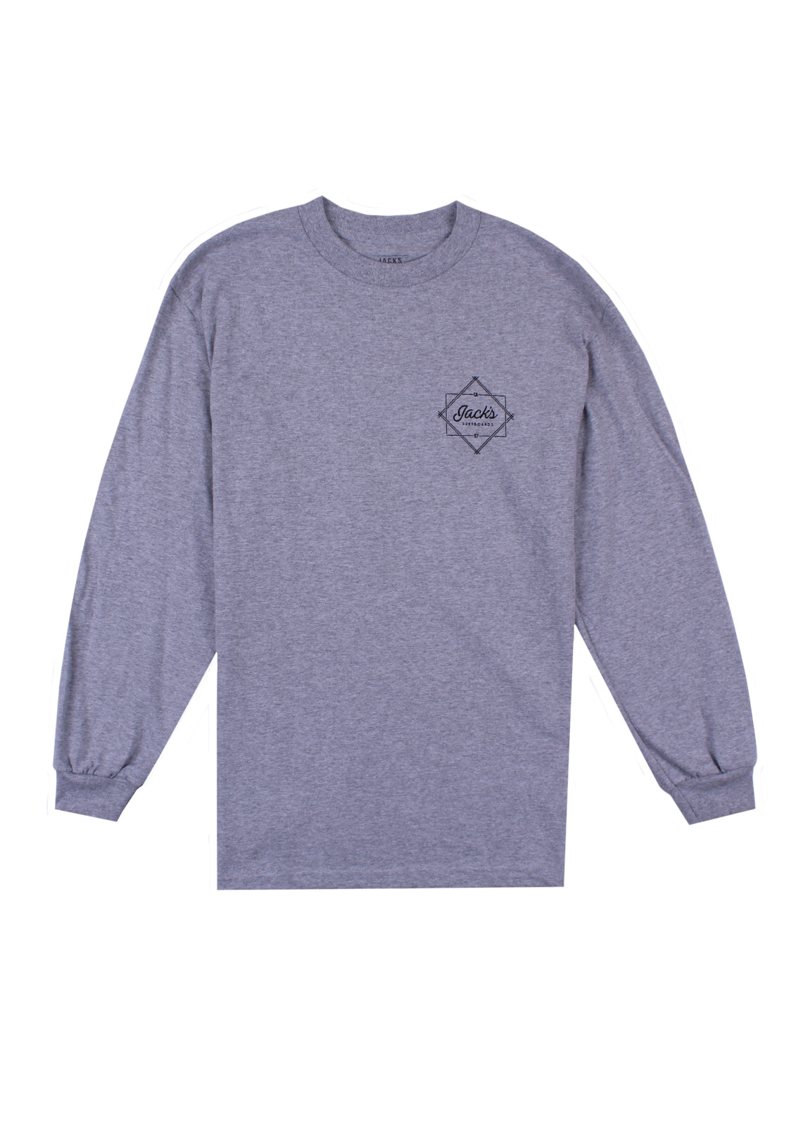 Jack's Surfboards Action Long Sleeve Tee - Athletic Heather