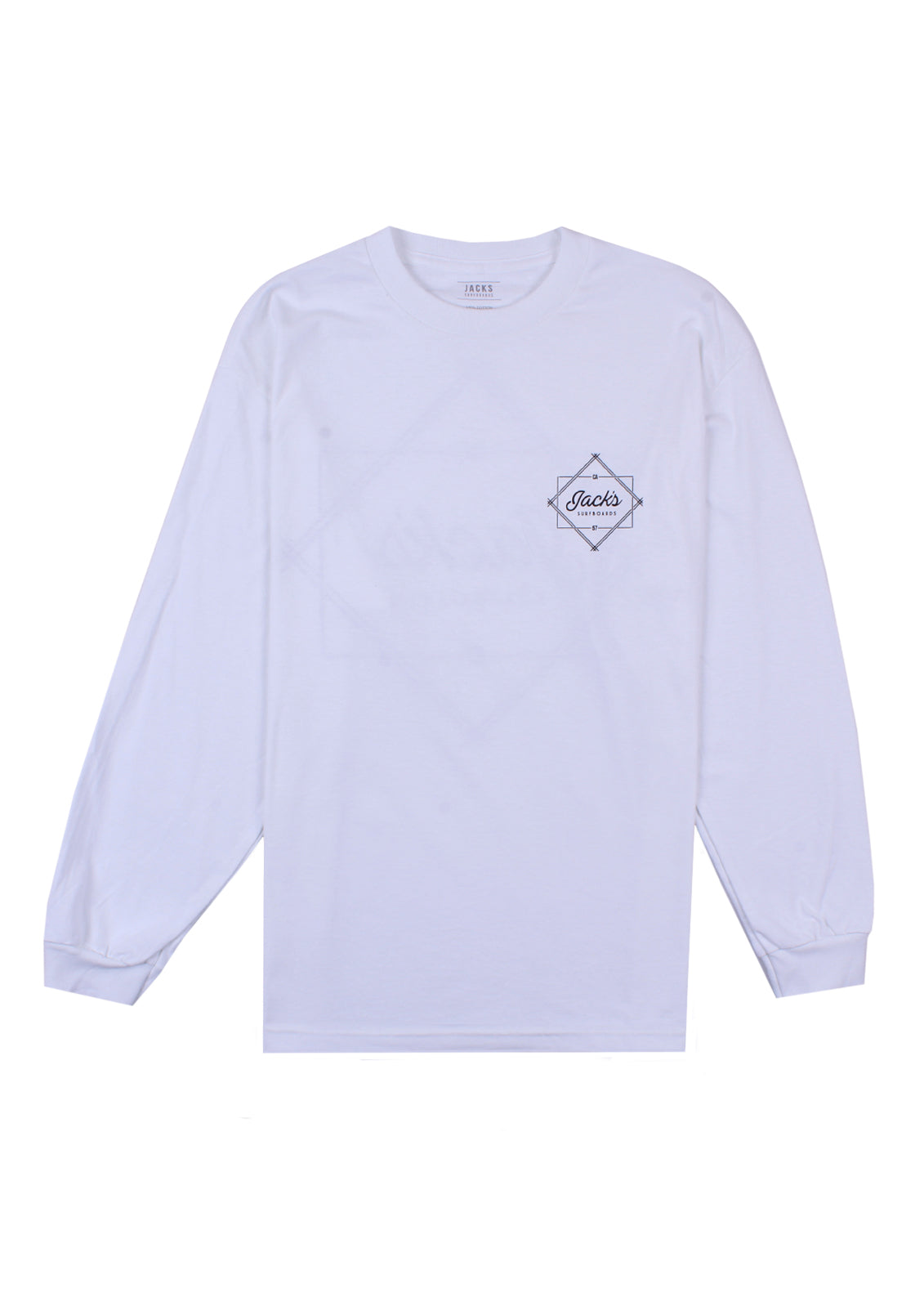 Jack's Surfboards Action Long Sleeve Tee - White