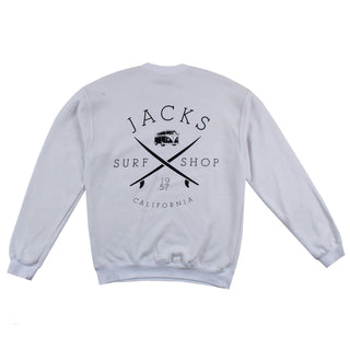 Jacks Surfboard Bus Stop Crewneck Pullover 