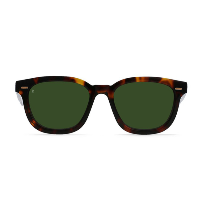 Unisex Raen Myles Polarized Sunglasses - Kola Tortoise / Bottle Green 