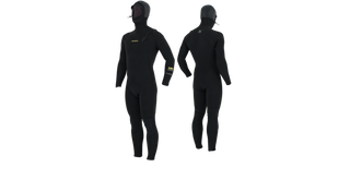 Manera Men's Magma Meteor 6/4mm Chest Zip Hooded Fullsuit Wetsuit