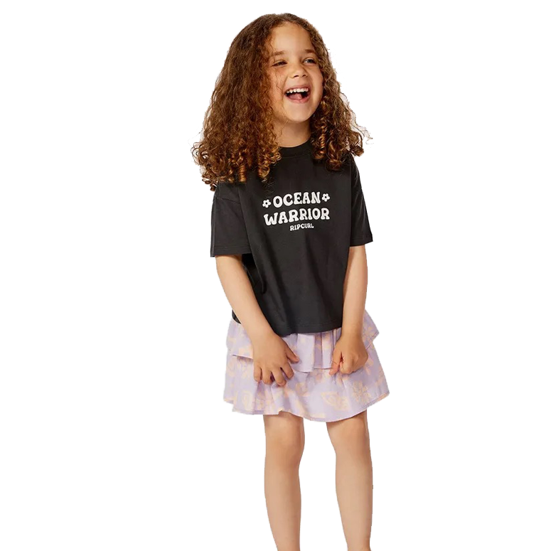 Little Girl's Rip Curl Ocean Warrior S/S Tee