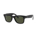 RW4004 Ray-Ban Stories Wayfarer Large Sunglasses In Shiny Black W/ Classic
