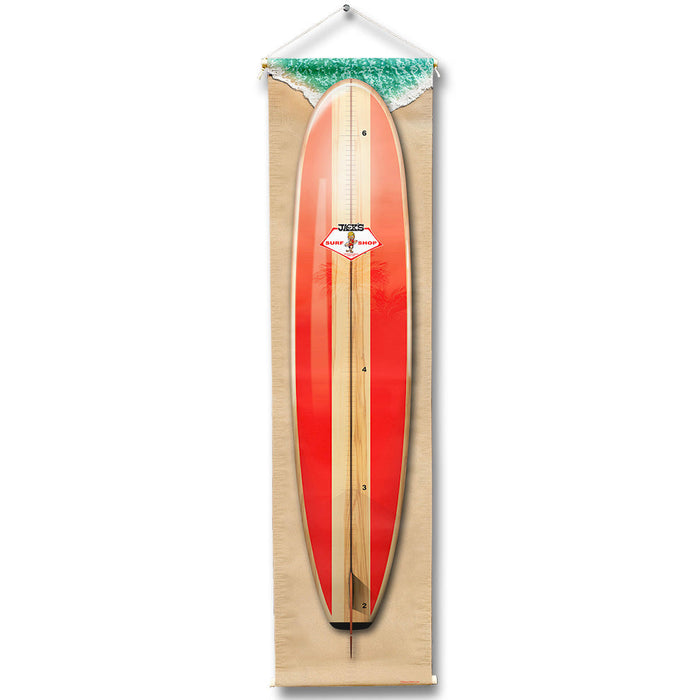 The Wall Stars x Jack's Surfboards Growth Chart - Red Deck Woodie