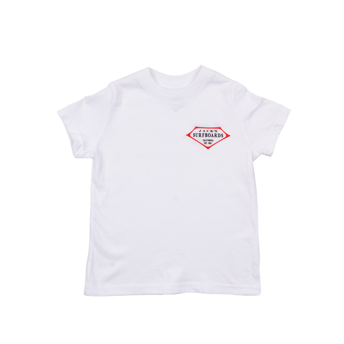 Little Boy's(2-7) Retro Lam S/S T-Shirt-White