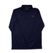 Vintage L/S Fitness Polo-NAVY