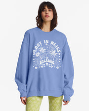 Billabong Women`s Ride In Oversized Crewneck Sweatshirt