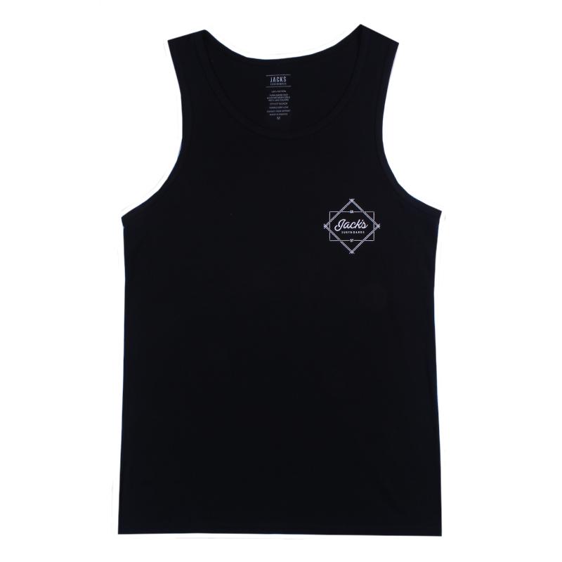 Jacks Surfboard Men's Action Tank Top - Black