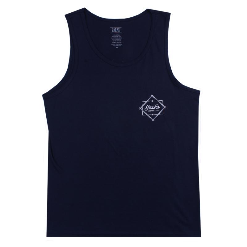 Jacks Surfboard Men's Action Tank Top - Navy