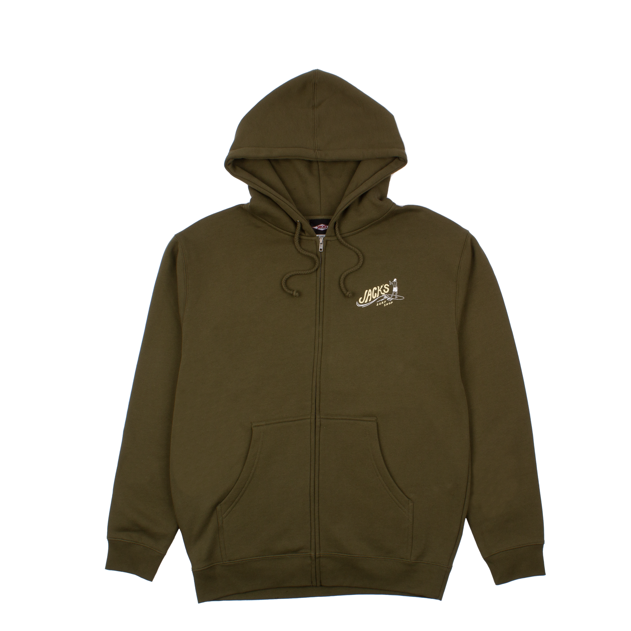 Jack's Surfboards Men's Bobber Classic Zip-Up Hoodie