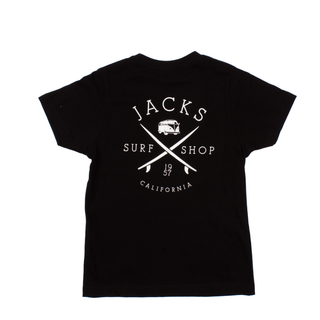 Boy's (8-14) Bus Stop S/S T-Shirt-Black