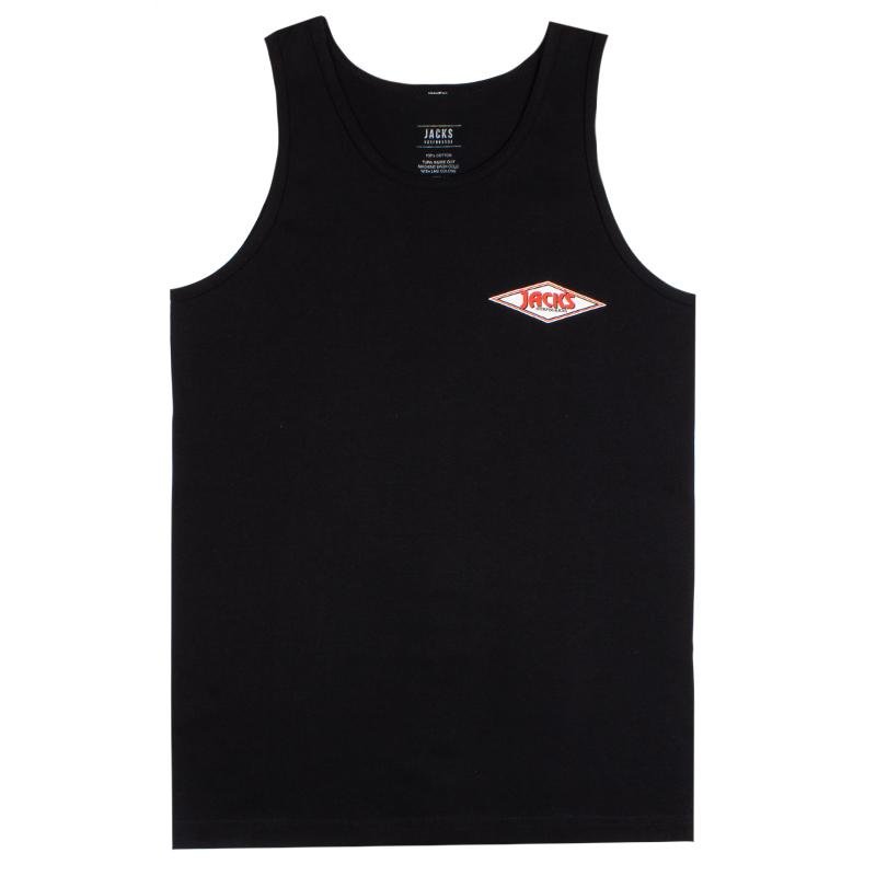 Jack's Surfboards Men's California Diamond Transport Tank Top - Black