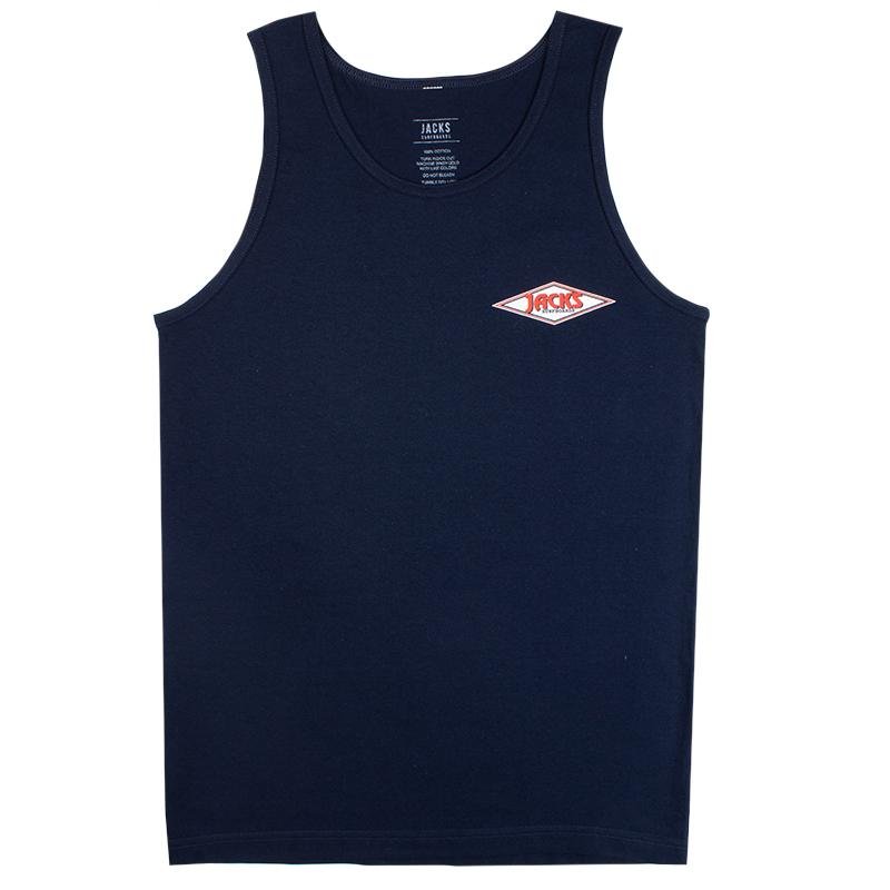 Jack's Surfboards Men's California Diamond Transport Tank Top - Navy