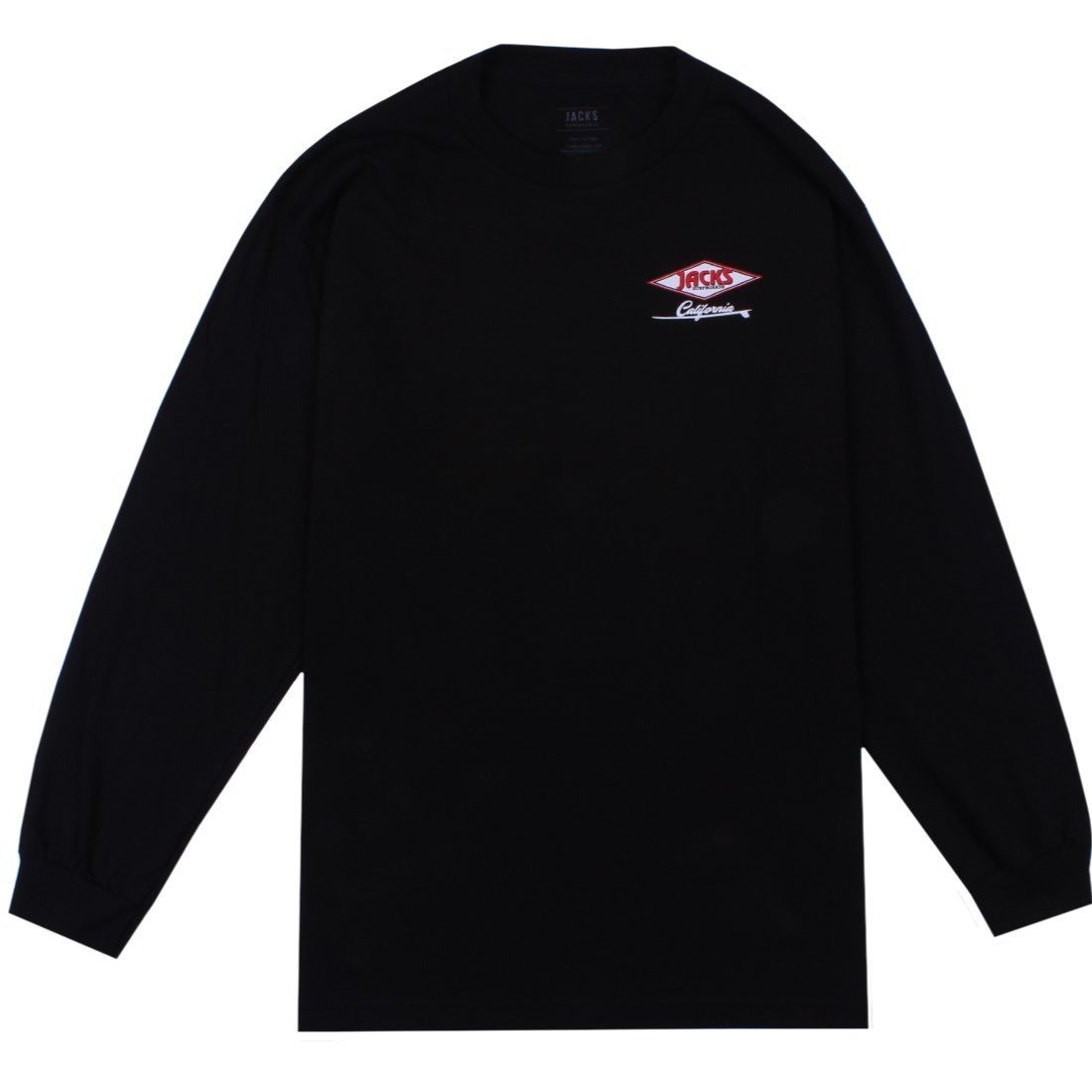 Jack's Surfboards Cal Diamond Long Sleeve Tee - Black