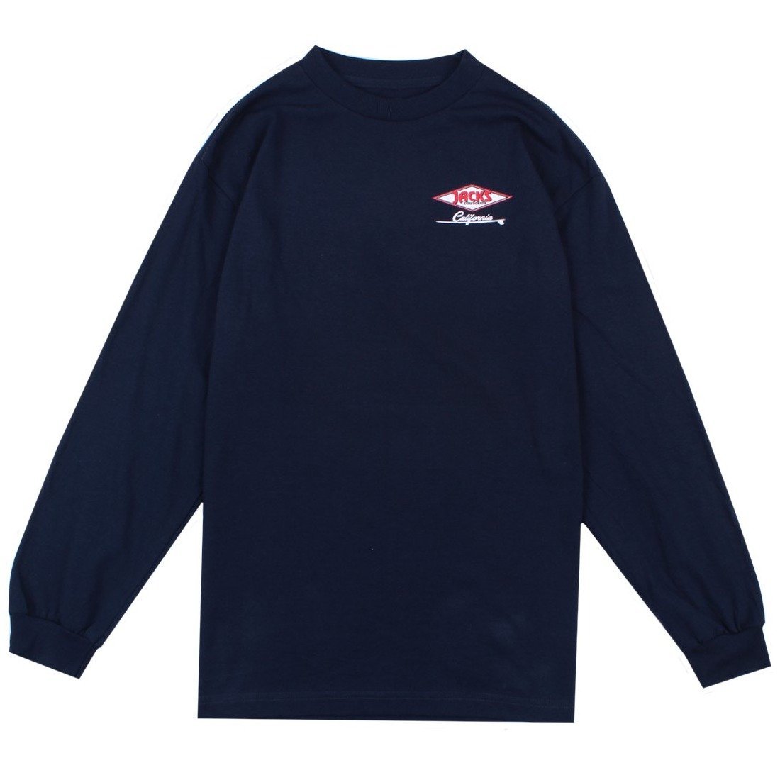 Jack's Surfboards Cal Diamond Long Sleeve Tee - Navy