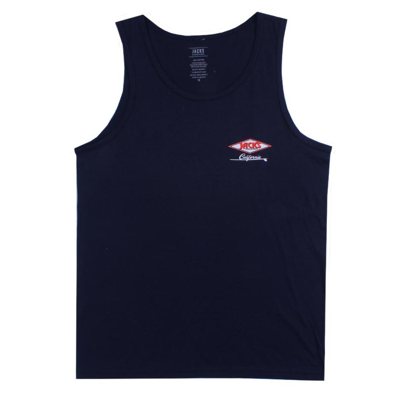 Jacks Surfboard Men's Cal Diamond Tank Top - Navy