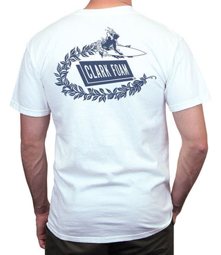 Malibu Shirts Men's Clark Foam Seaweed Short Sleeve T-shirt