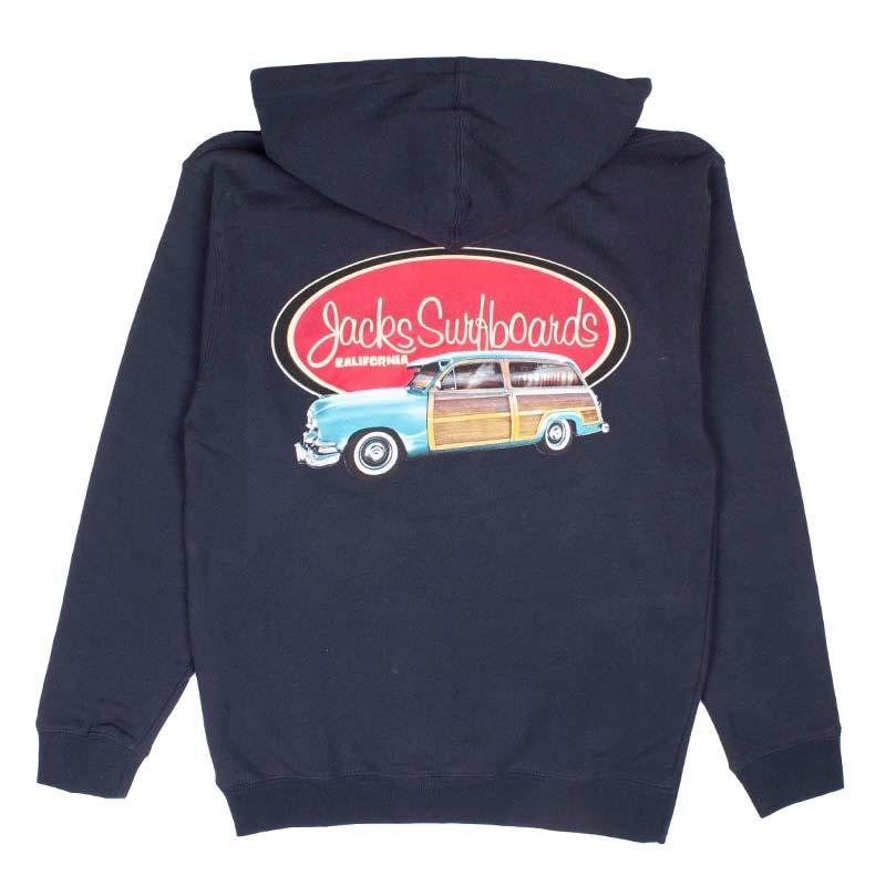 Jacks Surfboard Men's Country Squire Pullover Hoodie - Navy