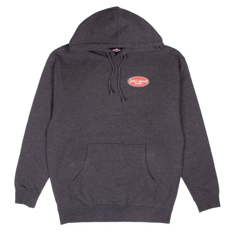 Jacks Surfboard Men's Country Squire Pullover Hoodie - Heather Charcoal