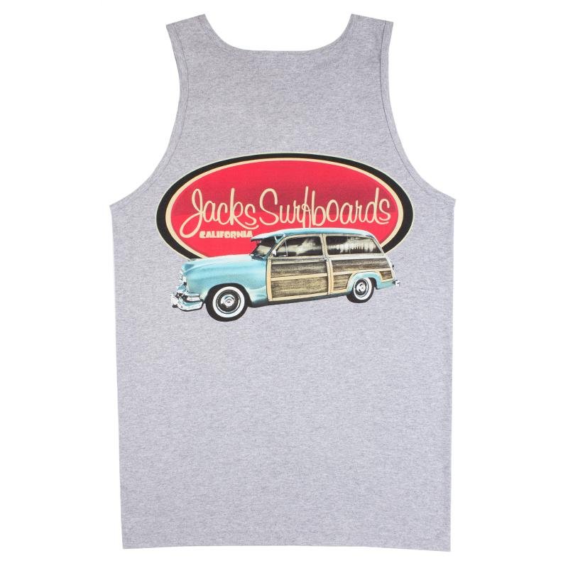 Jack's Surfboards Men's Country Squire Tank Top - Heather Grey