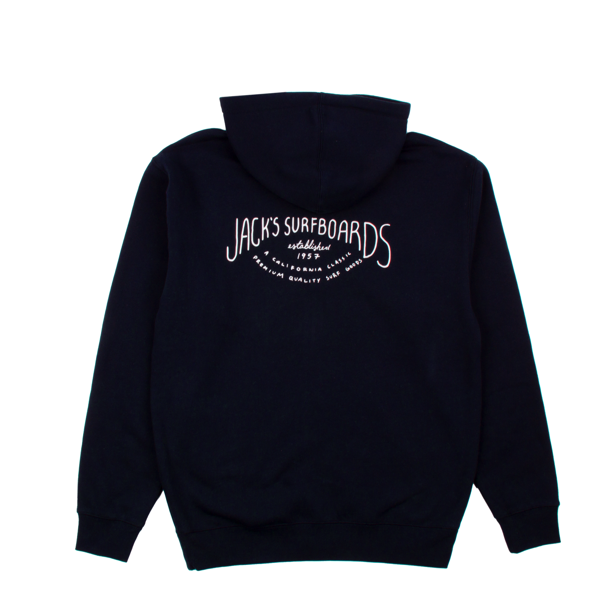 Jacks Surfboards Men's Crescent Classic Zip-Up Hoodie
