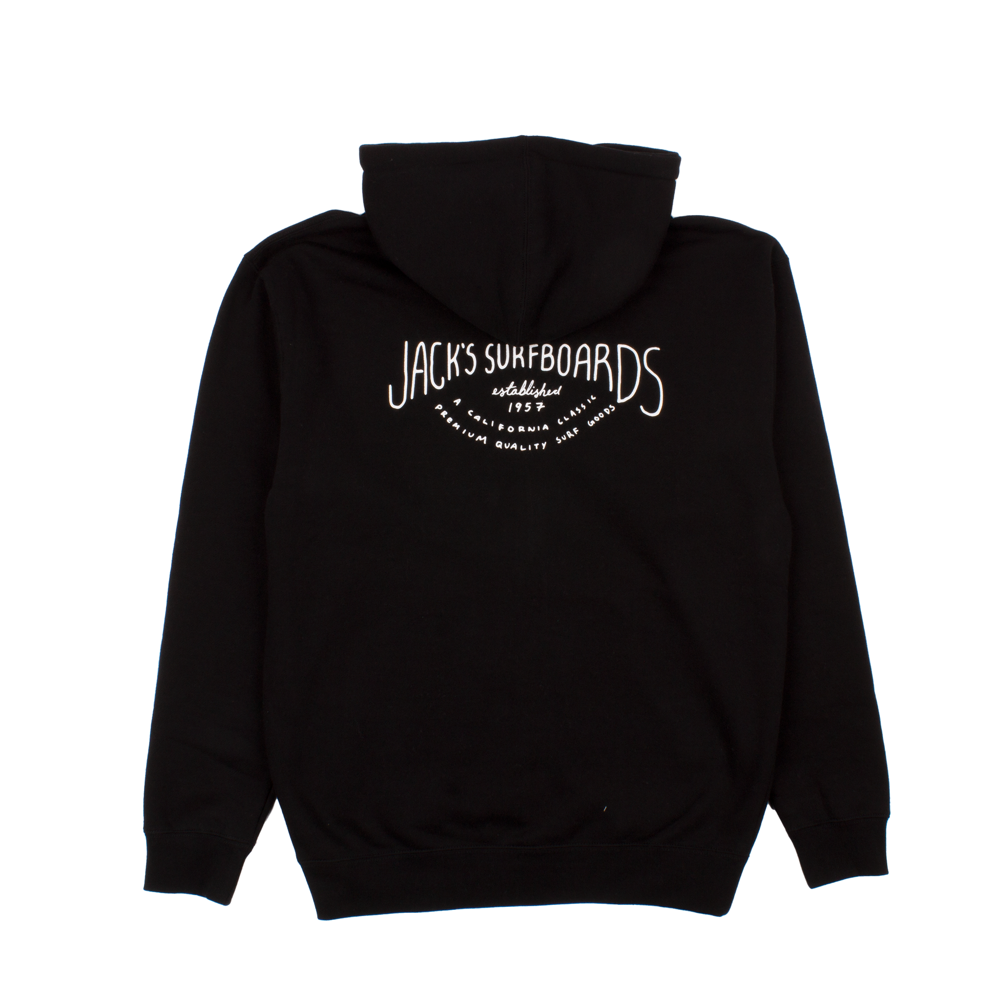 Jacks Surfboards Men's Crescent Classic Zip-Up Hoodie