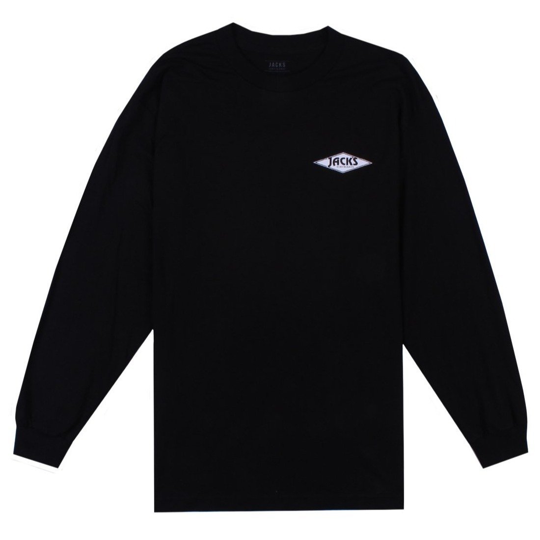 Jack's Surfboards Men's Crystal Wave Long Sleeve T-Shirt - Black