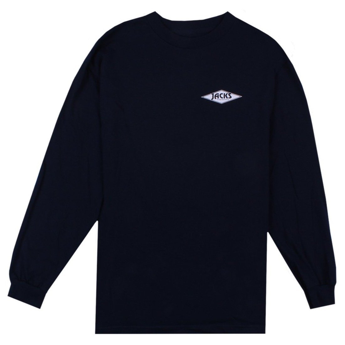 Jack's Surfboards Men's Crystal Wave Long Sleeve T-Shirt - Navy