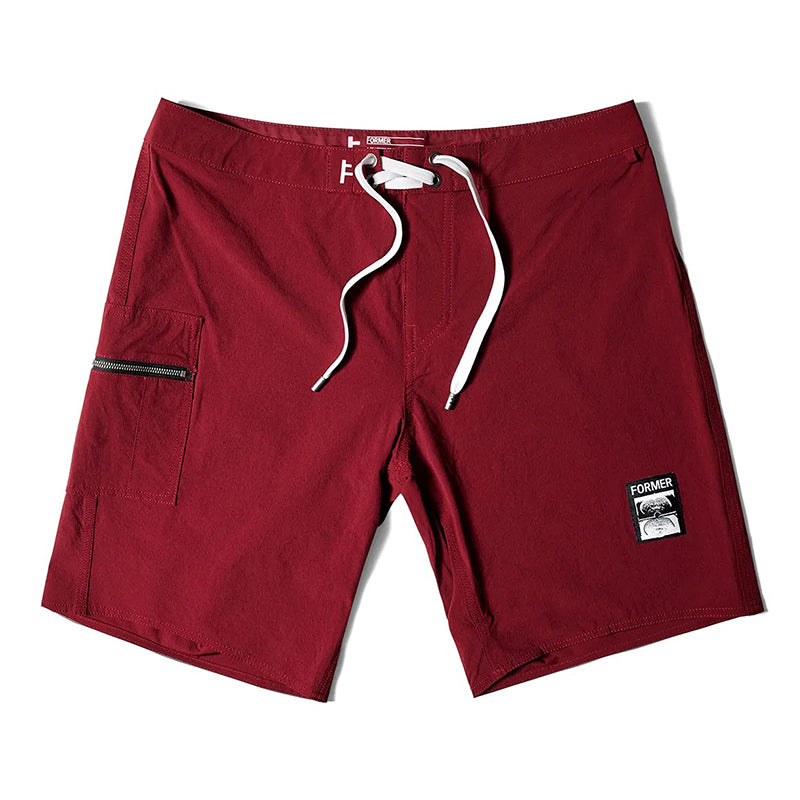 Men's Former Dane 18.5" Boardshorts - RED