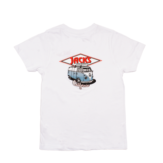Boys (8-16) Diamond Transport S/S T-Shirt-White