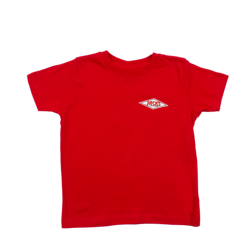 Infant (6m-18m) Diamond Transport S/S T-Shirt-Red