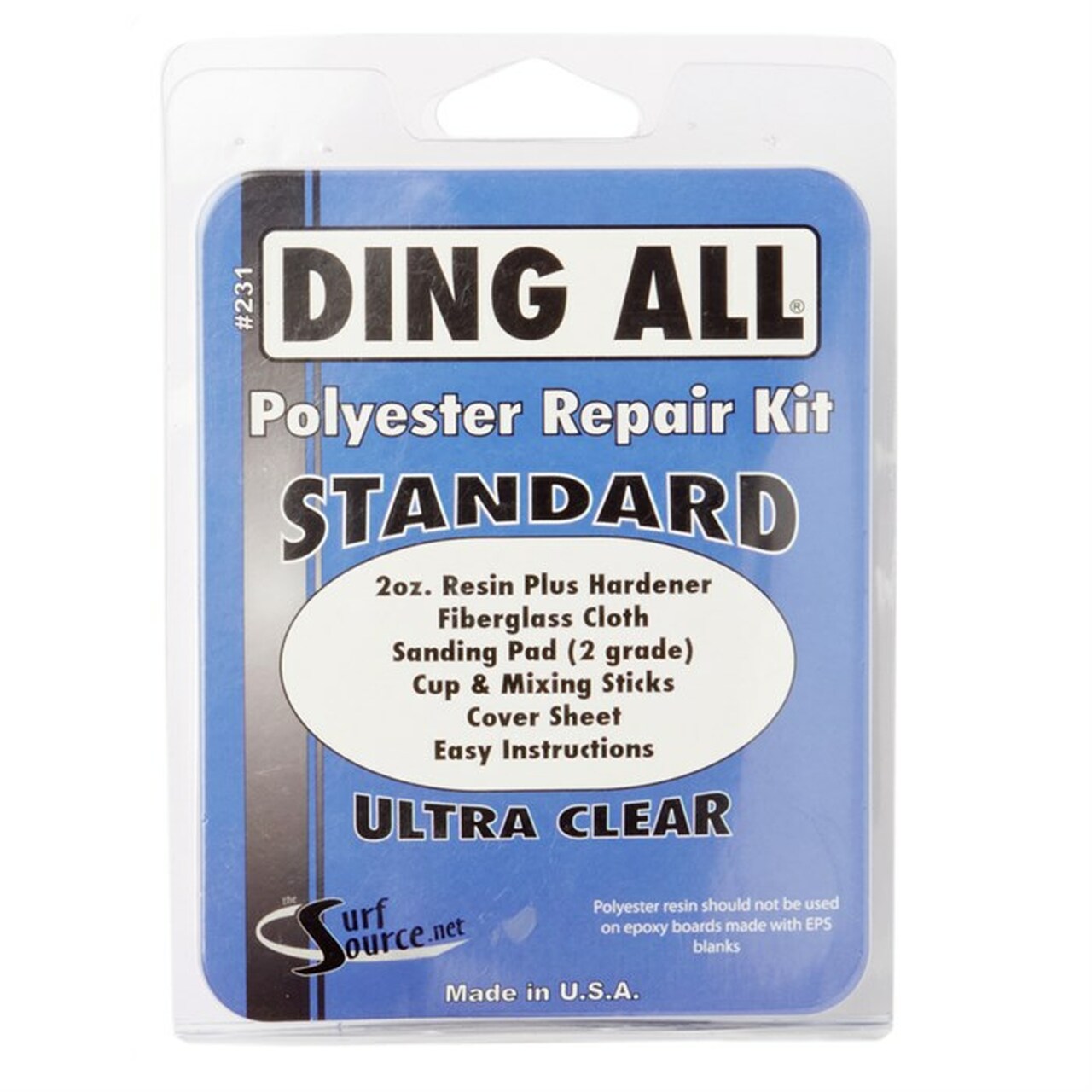 Ding All Standard Polyester Repair Kit