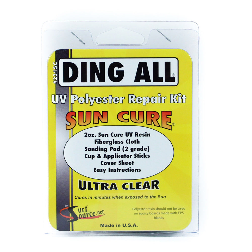 Ding All Sun Cure UV Polyester Repair Kit