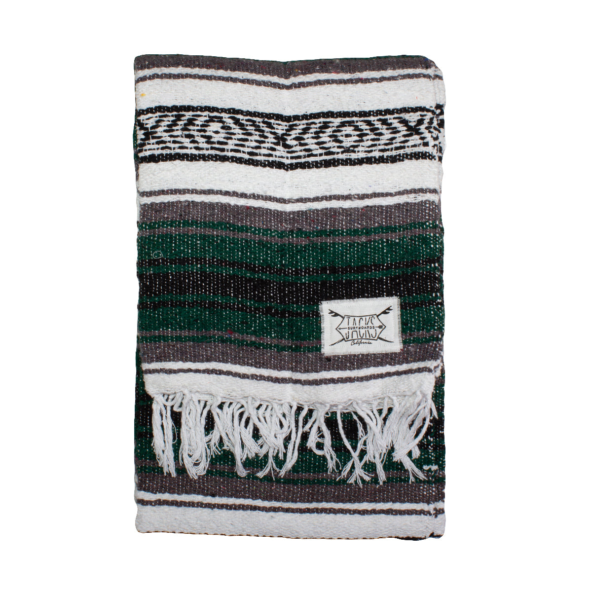 Economy Mexican Blanket - Forest Green