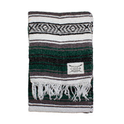 Economy Mexican Blanket - Forest Green