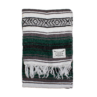 Economy Mexican Blanket - Forest Green
