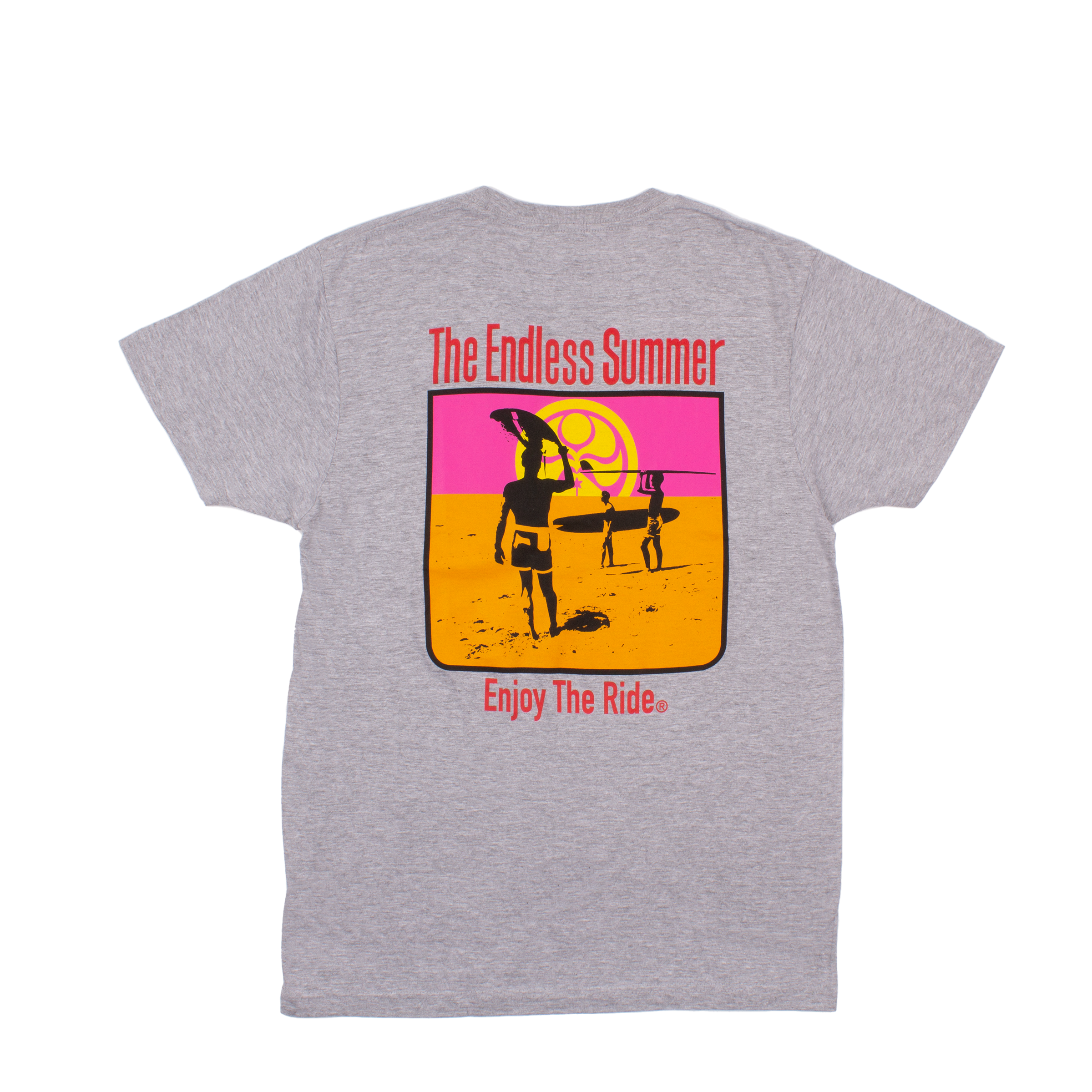 Endless Sun Short Sleeve Tee-Heather Grey