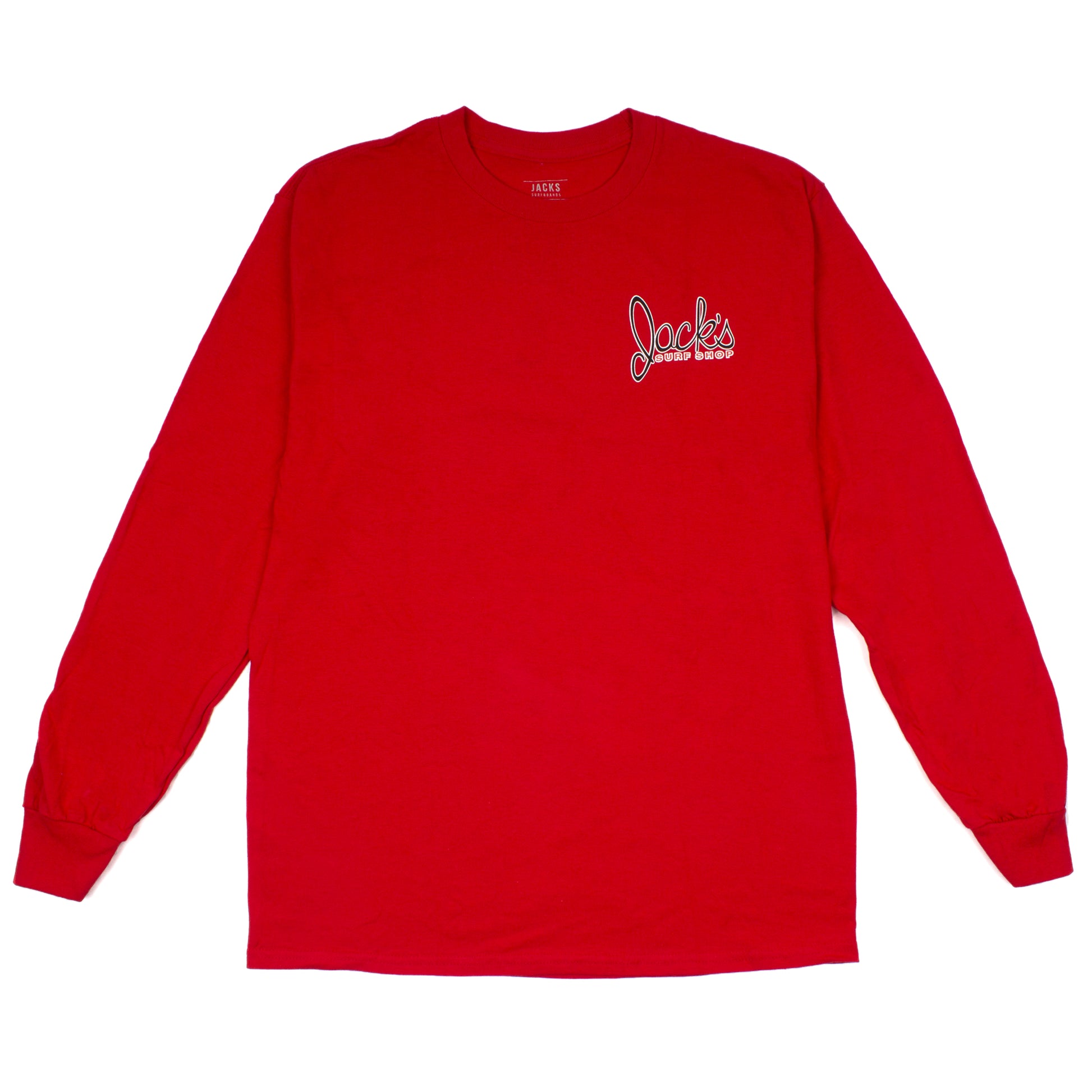 Jack's Surfboards Little Dude Classic Long Sleeve Tee - Red