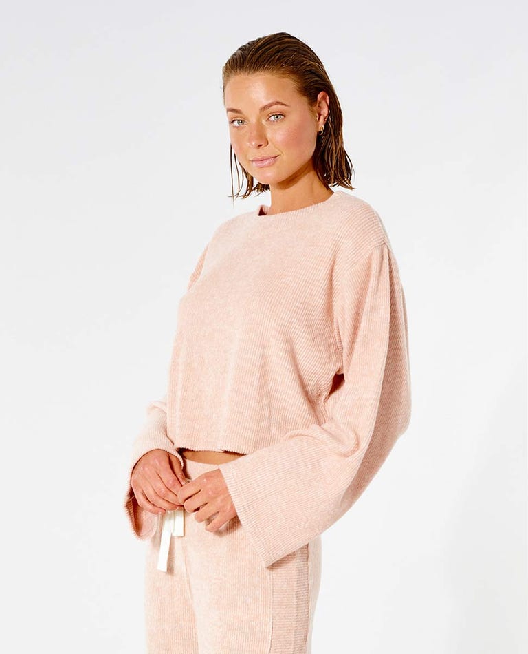 Cozy Crop Crew Neck Fleece