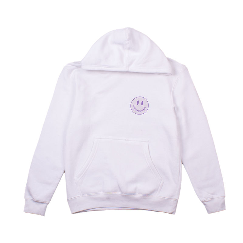 Girls Dandy Y Pullover Hoodie (8-16)-White