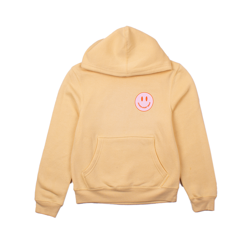 Girls Dandy Y Pullover Hoodie (8-16)-PC-Peach