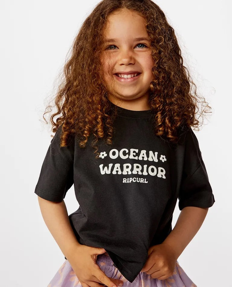 Little Girl's Rip Curl Ocean Warrior S/S Tee