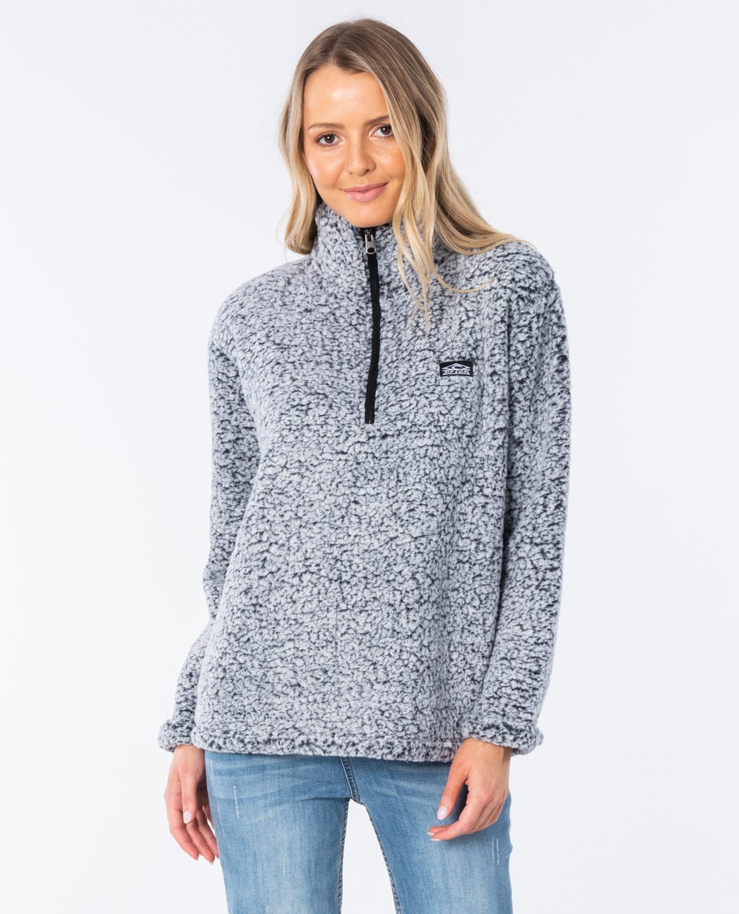 Dark n Stormy 1/4 Zip Crew Jumper