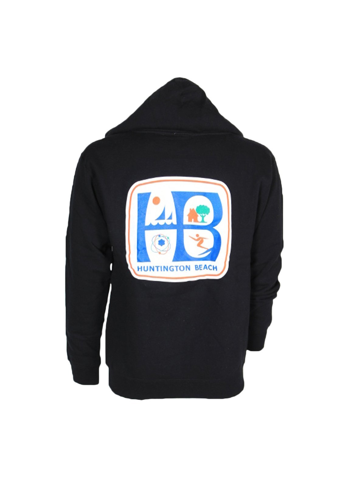 Jack's Surfboards Men's HB City Logo Classic Zip-Up Hoodie