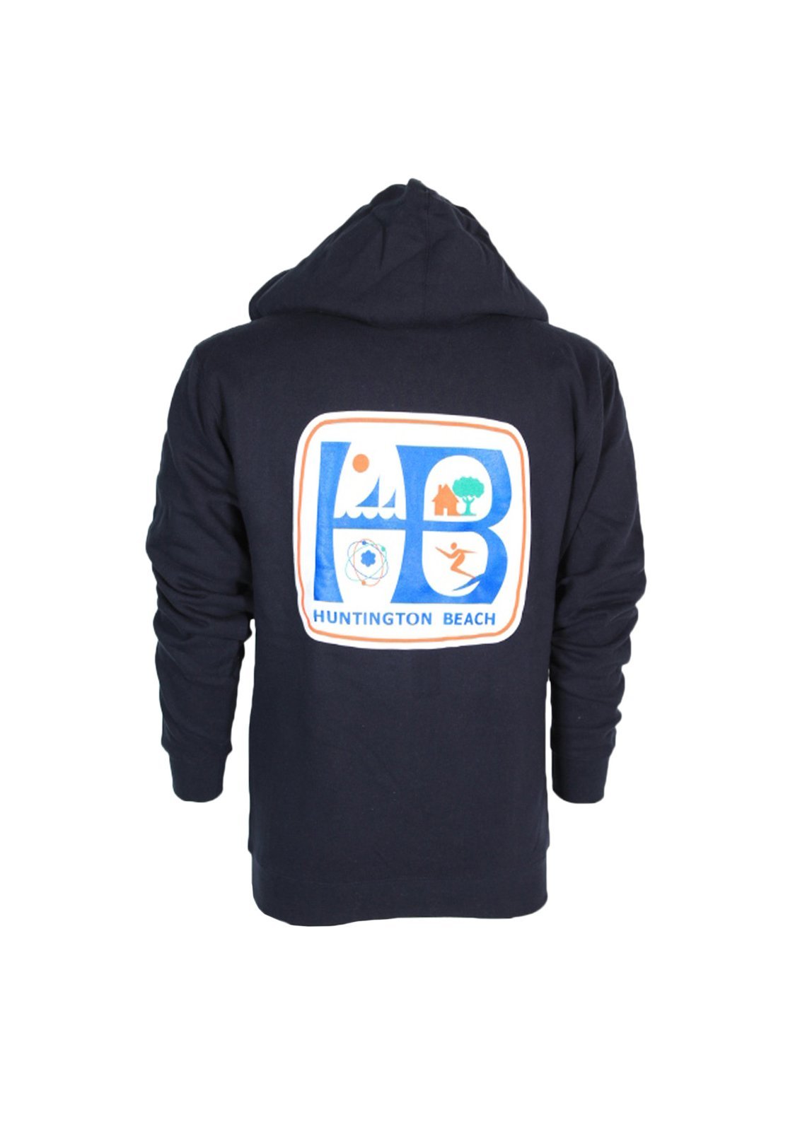 Jack's Surfboards Men's HB City Logo Classic Zip-Up Hoodie
