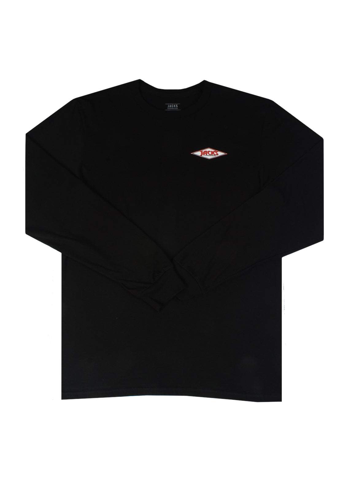 Jacks Surfboards CA Diamond Transport Long Sleeve Tee - Black