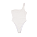 #DaniellexJacks Women's Karissa One Piece Swimsuit-White (Crinkle Fabric)